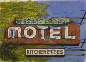 Desert Edge Motel, 2006 (wc paperilla)